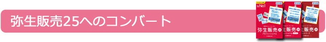 弥生販売24
  へのデータコンバート